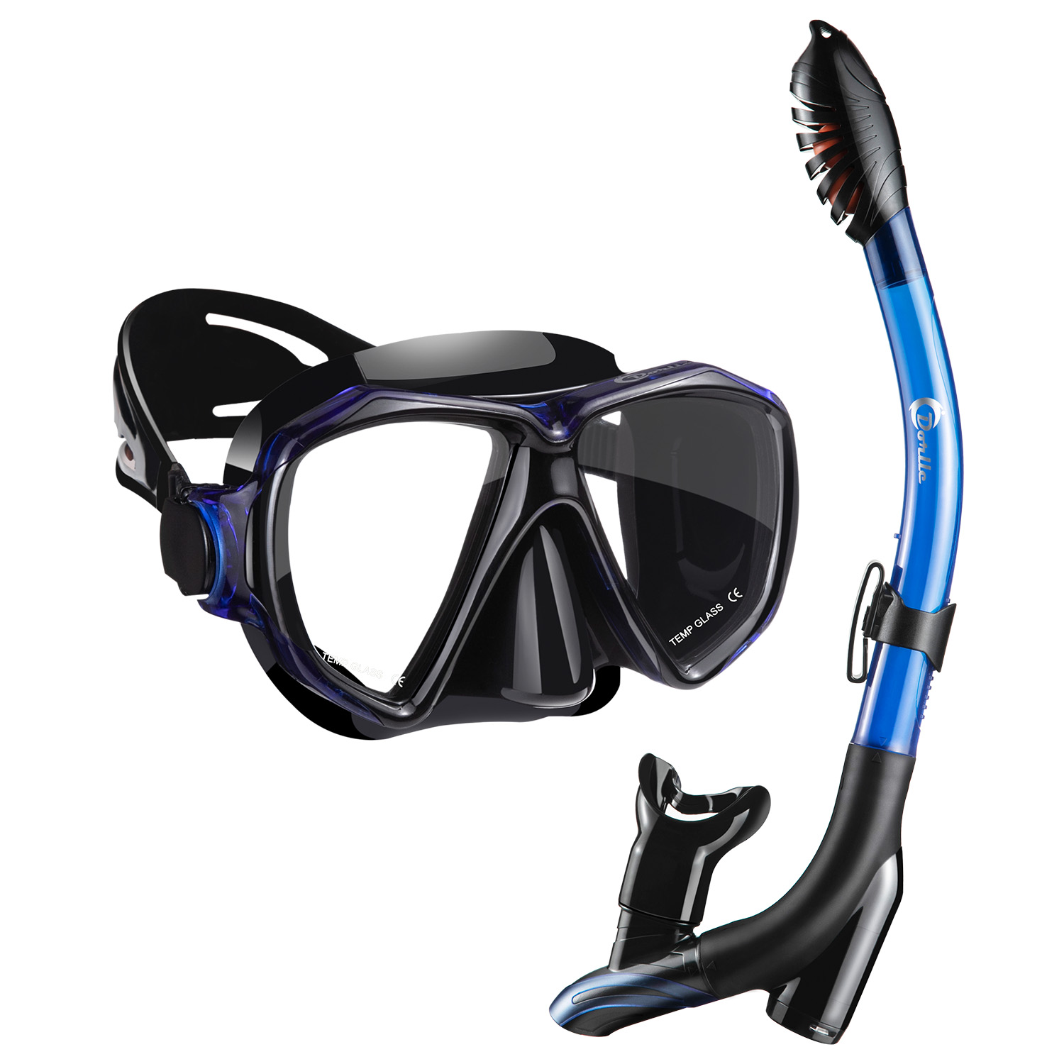 Tauchen Schnorchelset Schnorchelmaske Taucherbrille mit Antriebsschraube Set 